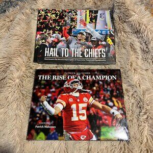 TWO Kansas City Chief Books